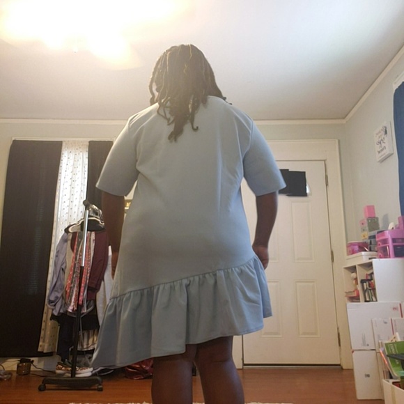 Asymmetrical Hem Midi Dress👗 - Picture 7 of 8